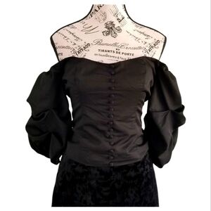 Marciano off shoulder spanish blouse